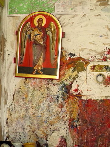 в мастерской иконописца