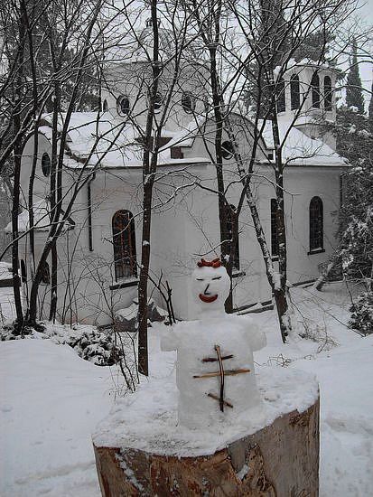 an orthodox snowman :)