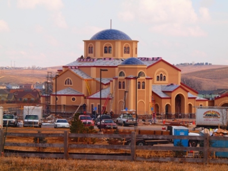 St Luke Antiochian Orthodox Church exterior almost complete