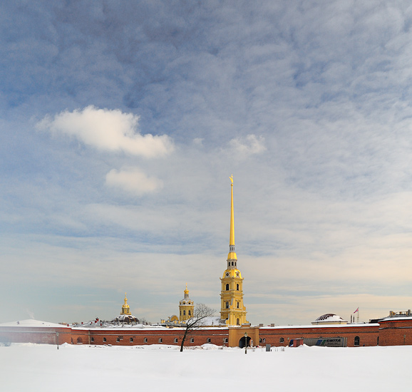 St Peter and Paul cathedral in St Petersburg