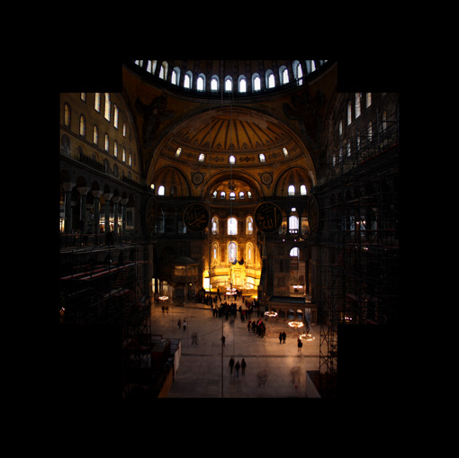 The Church of the Holy Wisdom (Hagia Sophia), Constantinople .