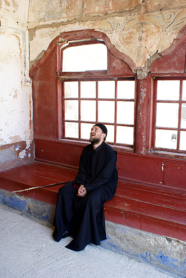 Pater Sava in Hilandar monastery