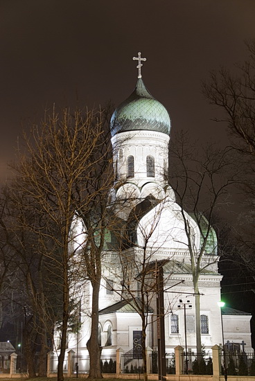 Cerkiew św. Jana nocą