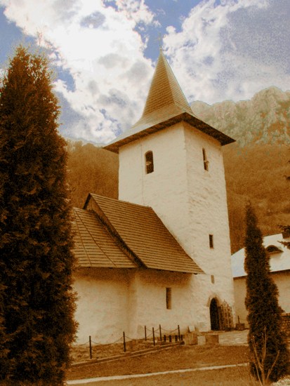 Manastirea Râmeţi - 2: Biserica veche