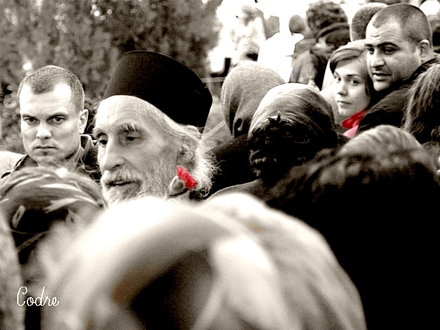 Among us, passed a monk...