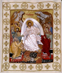 PALADA 
Icoana Învierii brodată pe dvera albă de Paşte a Uşilor Împărăteşti,  
174 
2010-04-05 19:45:12