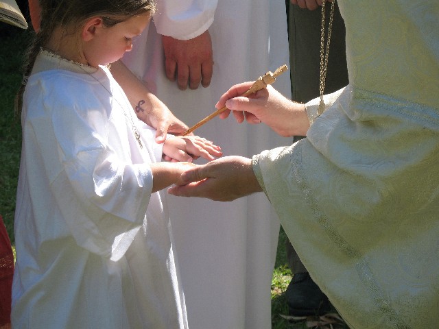 The seal of the gift of the Holy Spirit...