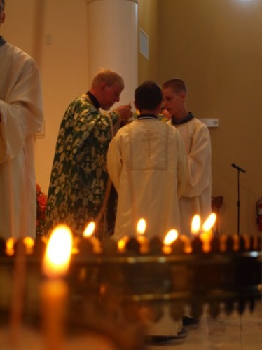 The First Service of the Eucharist in St Luke Church