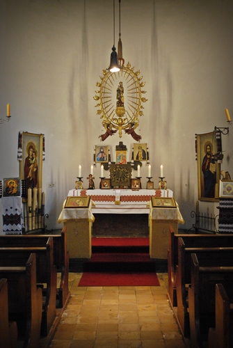 Interior of the Ukrainian Orthodox Church in Munich