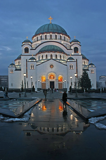 Cathedral At Dusk - Храм Св.Саве У Сутон