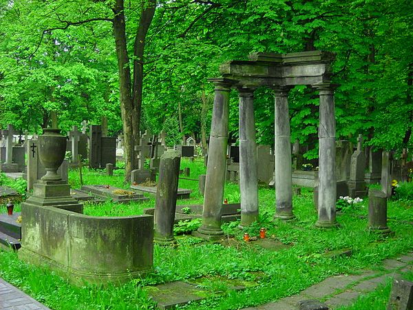 Orthodox cemetery in Warsaw