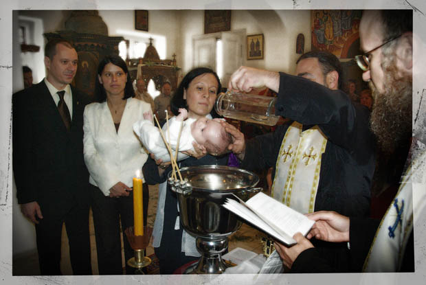 My son's baptism