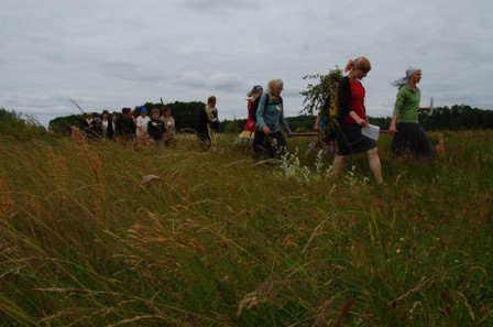 Somewhere in the fields...