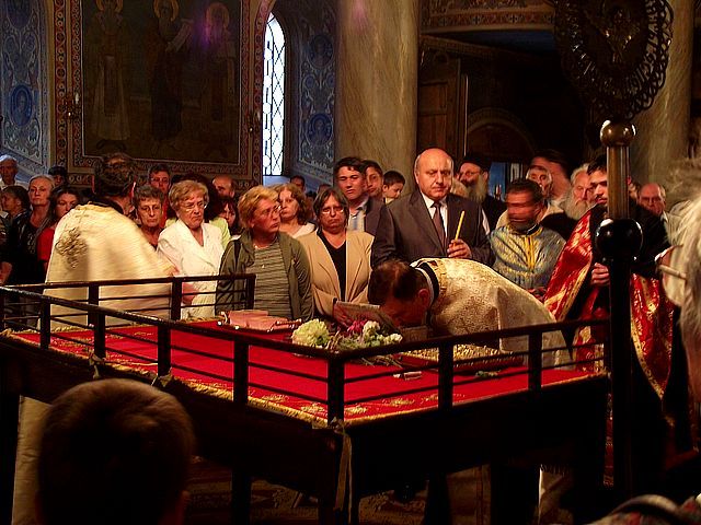 поклонение пред мощите на св.Игнатий Старозагорски