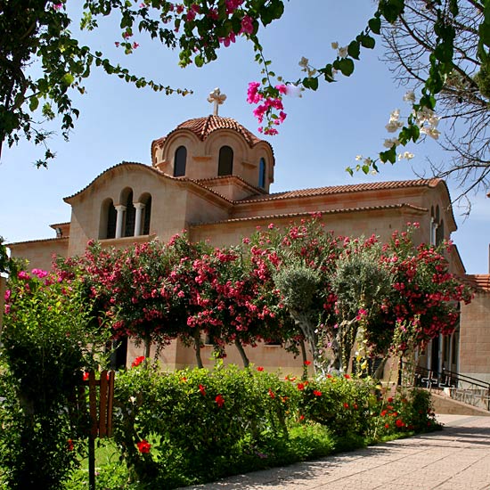 Agios Nectarios Church in Faliraki, Rhodos