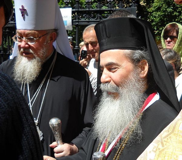 Visit of patriarch Theophilos of Jerusalem to Warsaw