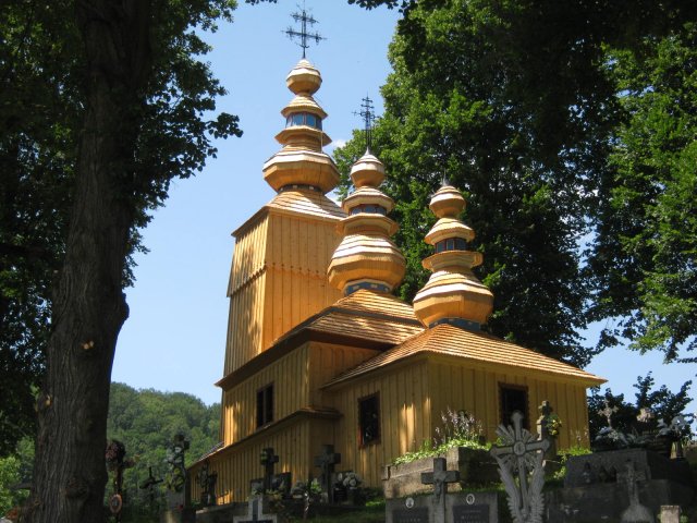 The cemetery church in Hunkovce, Slovakia