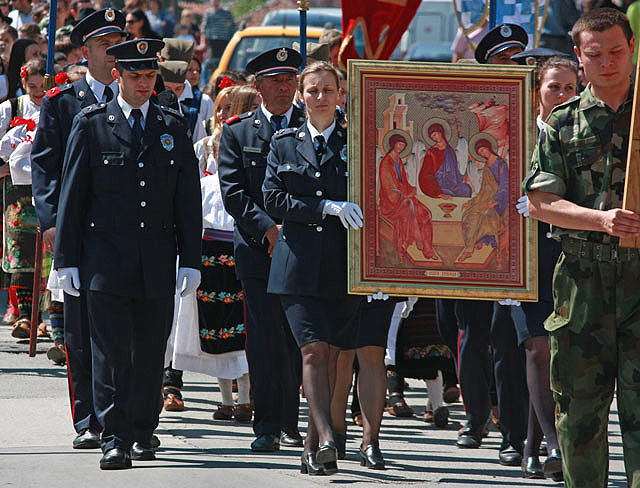 Литија на Духовски понедељак у Ваљеву-The Slava Of The Valjevo City