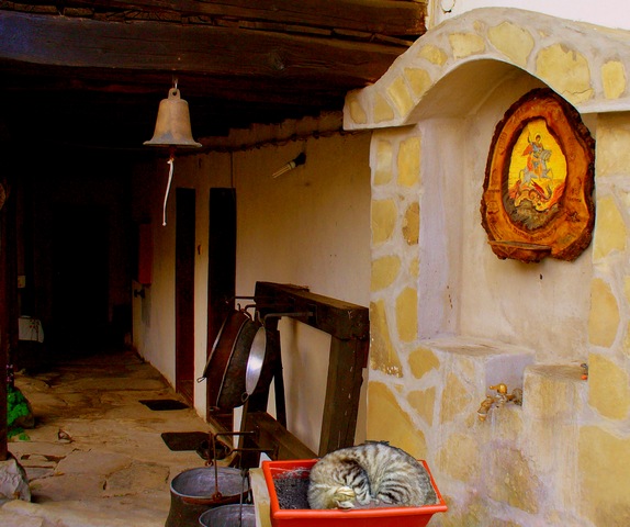In the Gloshene Monastery