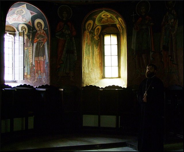 Bishop Timotei at Polovragi Monastery