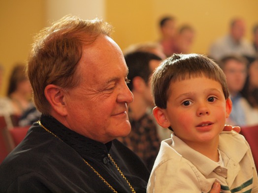 Fr James and his granson