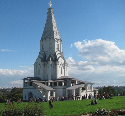 Церковь Вознесения в всей красе