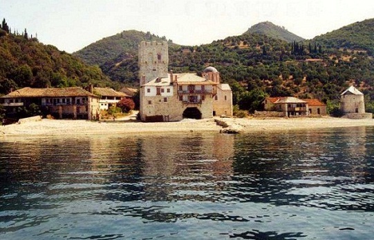 Athos Harbor Building of Monastery Sv. Georgi Sografou