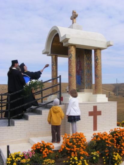 Romania - The garden of Holy Virgin