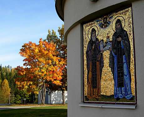 Saints Sergi and Herman founders of Valaam monastery