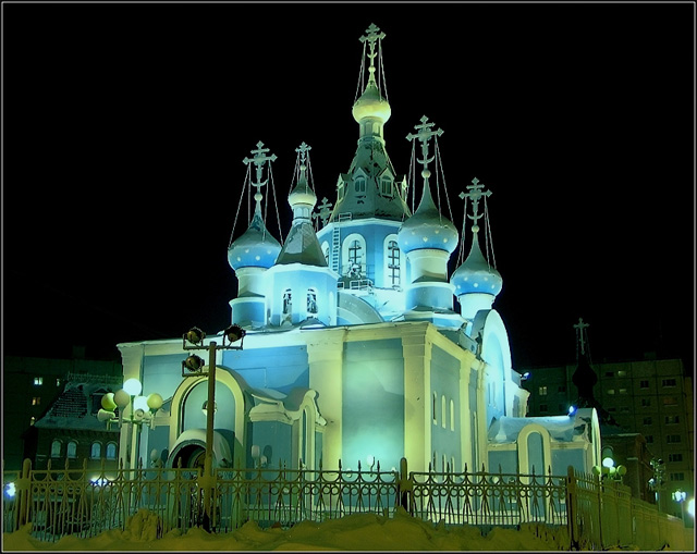 Норильский храм- иконы Всех скорбящих радость