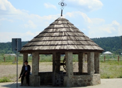 Fountain in front of the Rasca monastery