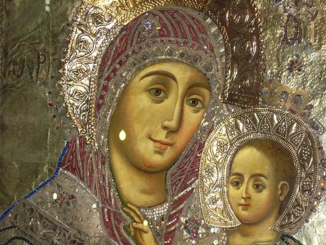 Icoana Maicii Domnului din Biserica Nasterii Domnului - Betleem