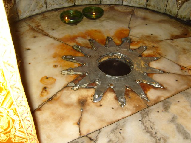 The Holy Place where Jesus was born 