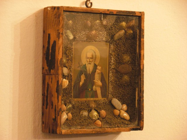 At the chapel of St. Charalampos, Laconia, Southern Greece