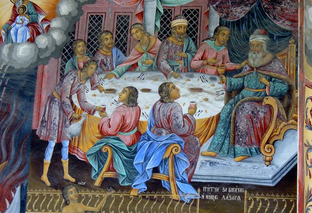 Wall painting in the Rila Monastery