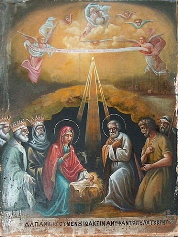 Icon fromProscomidiar - The Church with The Tomb of Virgin Mary