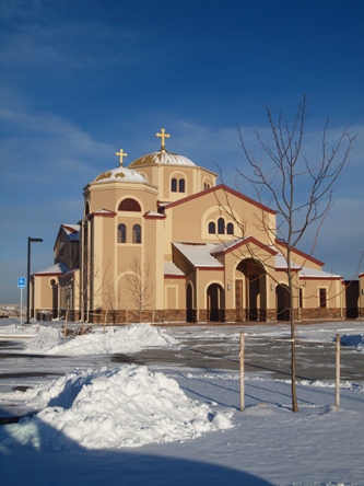St Luke Church, New Year's Day 2011, after a heavy snowfall