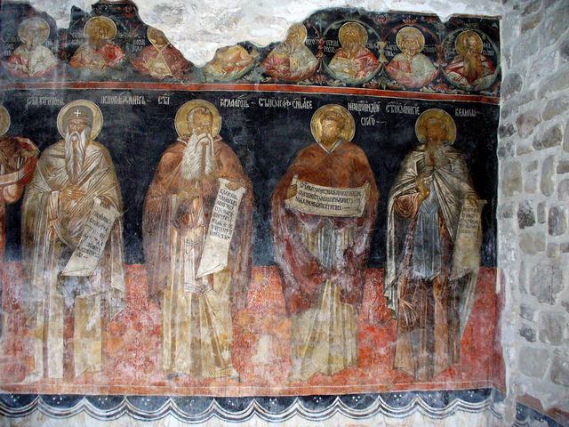 Fresco in the church St. Peter & Paul Veliko Tarnovo