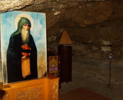 jerusalempics 
Cave of Saint Theodosius the Cenobiarch -11 January  
2011-01-15 16:17:14