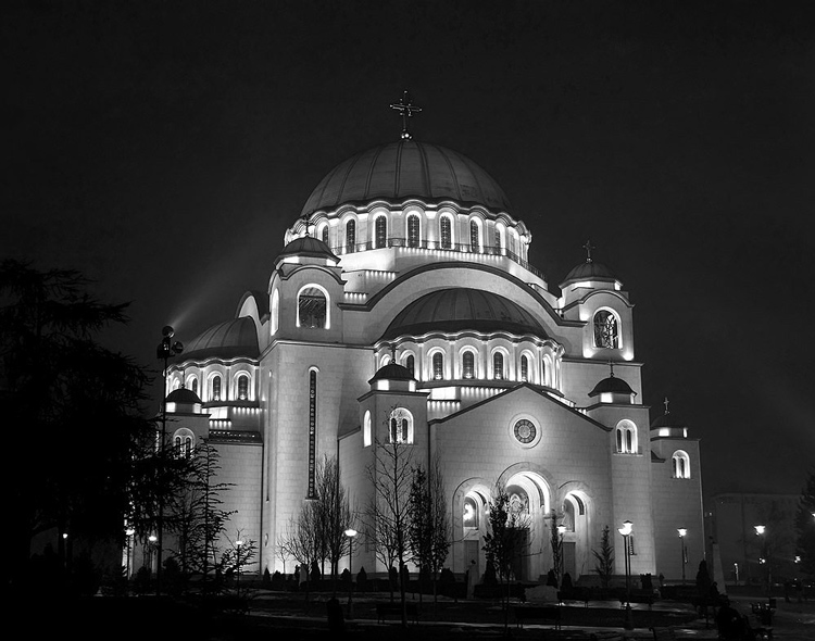 St. Sava Church By Night - Св. Сава ноћу