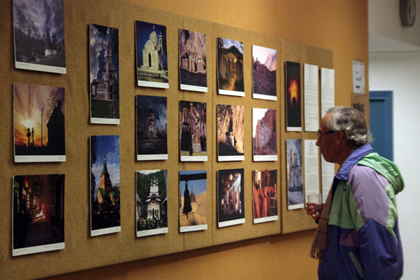 The opening of the Orthphoto exhibition in Geneva.