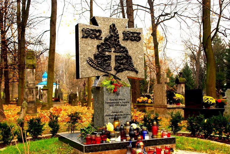 Wolski Cmentarz Prawosławny. Pomnik Wielkiego Głodu na Ukrainie