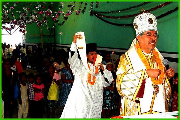 Divine Liturgy in a Mexican village.