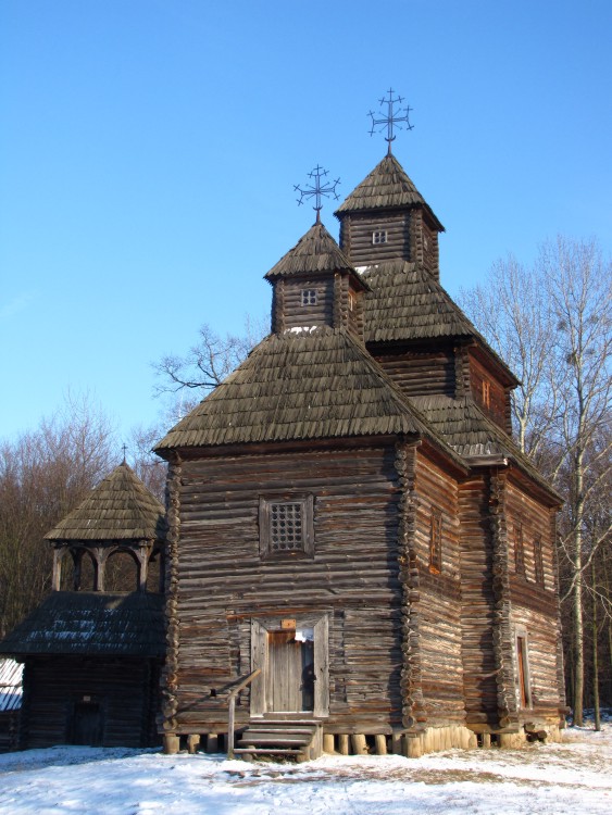cerkiew poleska w Muzeum Architektury Ludowej w Kijowie