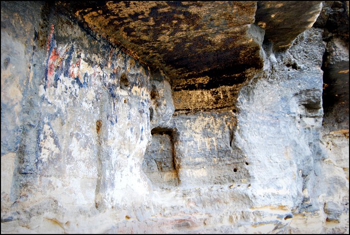Cemetery church(with little frescos,left) - Aladzha monastery - XI-XIIc. - Golden Sands, Varna