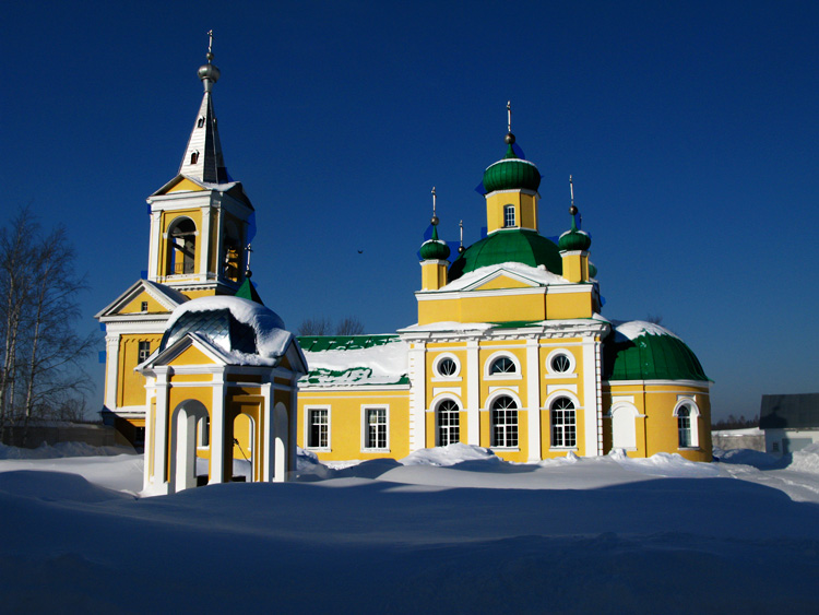 Введенский храм.Введено-Оятский монастырь.