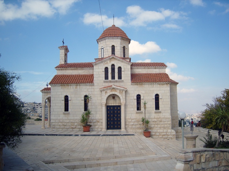 Orthodox Church in Bethany from where begin Palm Sunday Procession.