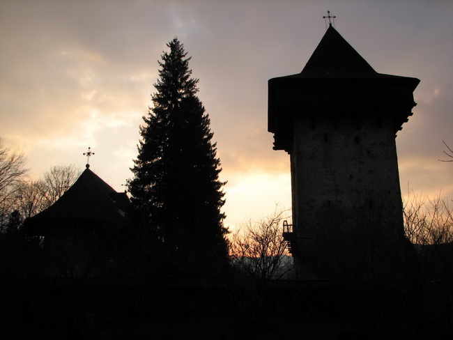 Evening at Humor Monastery