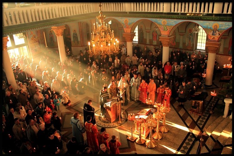 Wielki Czwartek w Cerkwi Hagia Sophia w Białymstoku