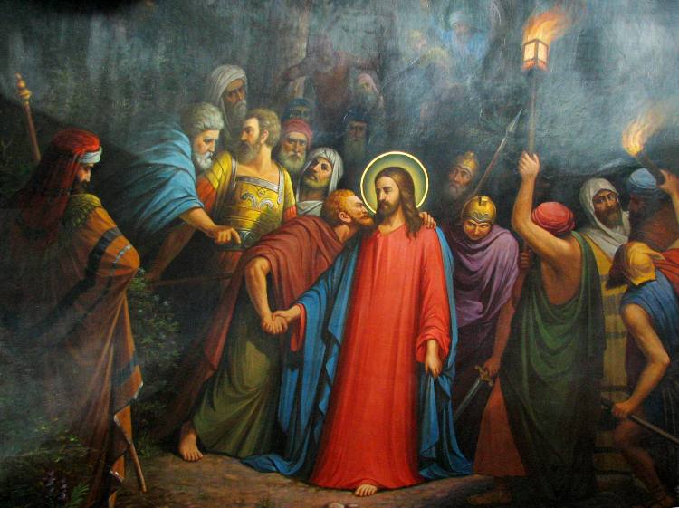 Prinderea Domnului Iisus Hristos in gradina Ghetsimani